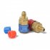 1 Pair R134a Auto Car Quick Coupler Connector Brass Adapters Low   High Side AC Manifold