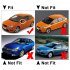 1 Pair Rearview Mirror Cover Exterior Mirror Cap Housing Decoration Accessories Compatible For Focus MK2 2005 08 Replaces FD4247424 FD4247423 glossy black