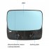 1 Pair Rearview Mirror Glass Compatible For 3 Series E46 1998   2006 5 Series E39 1997 2003 Blue Light
