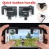 1 Pair Smartphone Mobile Gaming Trigger Button Handle Fire Button Controller for PUBG