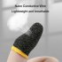 1 Pair Super Thin Gaming Finger Sleeve Breathable Fingertips For Pubg Mobile Games Touch Screen Black 1 pair