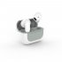 1 Pair True Wireless Stereo Semi in ear Bluetooth Headset Fashion Tws Earphone Fone Bluetooth Earbuds Classic white