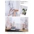1 Pair Tulle Curtain Digital Bamboo Print Drapes for Home Living Room Balcony Decoration 135 200cm  As shown W135cm   H200cm