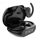 1 Pair Tws Sports Earphones Digital Display 5.3 Enc Noise Reduction Bluetooth Wireless Headphones Earbuds black