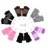 1 Pair Usb Heated Gloves Electric Heating Warming Touch screen Gloves Windproof For Outdoor Cycling Driving grey