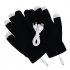 1 Pair Usb Heated Gloves Electric Heating Warming Touch screen Gloves Windproof For Outdoor Cycling Driving blue