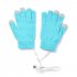 1 Pair Usb Heated Gloves Electric Heating Warming Touch screen Gloves Windproof For Outdoor Cycling Driving grey