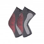 1 Pair Warm Knitted Knee Pads Self Heating Elastic Knee Warmer Protector
