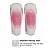 1 Pair Warm Knitted Knee Pads Self Heating Cold Protective Elastic Knee Warmer Protector Black