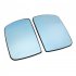 1 Pair Wing Mirror Glass Blue Tinted Glass Compatible For X5 E53 1999 2006 3 0i 3 0d 4 4i 4 4is 4 6is 4 8is