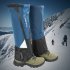 1 Pair Winter Snow Boots Waterproof Windproof Oxford Cloth Shoe Cover For Outdoor Skiing Camping Hiking Climbing orange
