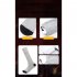 1 Pair Women Men Electric Heated Socks Pure Cotton Sports Foldable Rechargeable Winter Warm Ski Long Socks Black dark grey 2200 battery