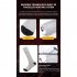1 Pair Women Men Electric Heated Socks Pure Cotton Sports Foldable Rechargeable Winter Warm Ski Long Socks Black dark grey 2200 battery