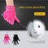 1 Pair Women Winter Golf Gloves Anti slip Artificial Rabbit Fur Warmth Fit For Left and Right Hand Pink 18 size