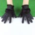 1 Pair Women Winter Golf Gloves Anti slip Artificial Rabbit Fur Warmth Fit For Left and Right Hand Black 22 size
