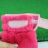 1 Pair Women Winter Golf Gloves Anti slip Artificial Rabbit Fur Warmth Fit For Left and Right Hand Black 22 size