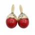 1 Pair Wooden Large Maracas Rumba Shakers Rattles Sand Hammer Percussion Instrument Musical Toy color