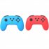 1 Pair of Bluetooth Wireless Game Controller for Switch Pro  Red   blue