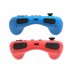 1 Pair of Bluetooth Wireless Game Controller for Switch Pro  Dark gray   yellow