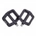 1 Pair of Nylon Pedals Bearing Pedal Non slip Pedal for Mountain Bike red