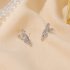 1  Pair of  Women s  Earrings  Alloy  Christmas Deer shape  Earrings Golden