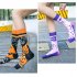 1 Pairs Autumn Winter Color Jacquard Mid calf Length Socks for Halloween deer One size