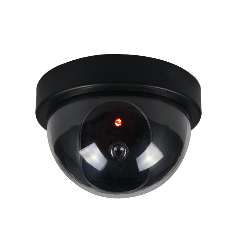 1 Pc/4 Pcs RED LED Lights Flashing Fake Dummy Dome Security Camera