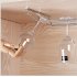 1 Pcs 1 5 Rows Stainless Steel Wall Mount Stemware Wine Glass Hanging Rack Holder Shelf 4 row with screws