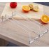 1 Pcs 1 5 Rows Stainless Steel Wall Mount Stemware Wine Glass Hanging Rack Holder Shelf 4 row with screws