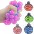 1 Pcs Soft Rubber Grape Ball Funny Relief Soothing Fidgets Toy Vent Toy for Children and Adults