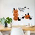 1 Set 45 60cm Bat Pumpkin Halloween Wall Srickers for Living Room Bedroom Decoration 45 60cm