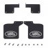 1 Set 4pcs Rubber Front And Rear Fenders Modified Upgrade Accessories For 1 10 Rc Crawler Car Traxxas Trx 4 Trx4 D90 Land Rover as shown
