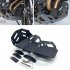 1 Set Aluminum Alloy Motorcycle  Engine  Chassis  Protection  Cover Modification Parts For Versys650 Black