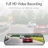1 Set Car Driving Recorder Front Rear Double Lens Dash Cam 1080P HD Night Vision Reversing Camcorder Black