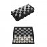 1 Set Checkers Folded Magnetic Plastic Collapsible Checkers Set Draughts Checkers Chess 100 checkers  red and white 