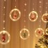 1 Set Christmas  String  Lights Curtain Lights Christmas Cartoon Modeling Led Lights Room Decoration