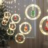 1 Set Christmas  String  Lights Curtain Lights Christmas Cartoon Modeling Led Lights Room Decoration