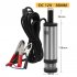 1 Set Electric Oil Transfer Pump DC5V12V 8500r Refueling Submersible Diesel Fuel Water Oil Pump Tool 12V Silver