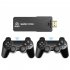 1 Set Gt65 Android Tv Game Console Dual System Wireless Controller Tv Game Console Psp Gd10 Black 128g