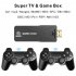 1 Set Gt65 Android Tv Game Console Dual System Wireless Controller Tv Game Console Psp Gd10 Black 128g