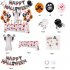 1  Set  Halloween  Party  Decoration Spiders Latex Balloon Colorful Halloween Decoration Tool Pumpkin tablecloth set