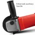 1 Set Of Adjustable 1100 speed 220v Electric Angle  Grinder Handheld Polishing Machine  EU Plug  Red EU plug 