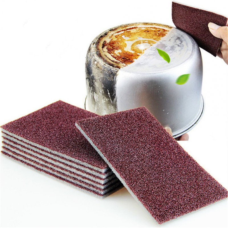 1 Set Of Emery Sponge  Eraser For All Surfaces Kitchen Bathroom Furniture Leather Car Cleaning 13.5*9*0.5cm_1 pcs
