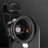 1 Set Of Lens Metal Material Mobile Phone Lens 0 45 Wide Angle Macro 2 In 1 Set External SLR Camera Tools black