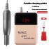 1 Set Of Nail Polishing Tool Mini 30000 Rpm Electric Nail File Nail Art Equipment Orange  send ceramic grinding head   adapter 