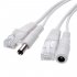 1 Set Poe Converter Poe Power Supply Cable Ethernet Adapter Poe Splitter Rj45 Injector Power Supply Module For Ip Cameras black