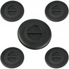 1 Set Tractor Gasket Oe  68225506AA Wheel gooseneck Bed Plug Cover Kit For Dodge Ram 2500 3500 Black