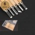 1 Set Wood Carving Chisels Knife Basic Cut Detailed Woodworking Gouges DIY Hand Tools 8 Pcs box