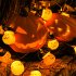 1 String Pumpkin  Lamp  String For Halloween Thanksgiving Decoration Light Strip Hat pumpkin 1 5m 10 lights always on