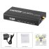1 To 4 HDMI Converter supports 4K media files at 30fps  It allows you to watch films and presentations on 4 displays simultaneously  